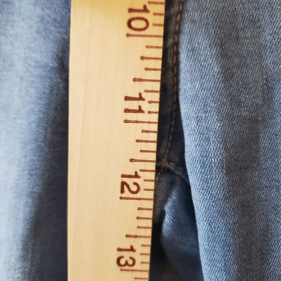 Free People Women's Wide Leg Flare High Rise Flat Front Jeans 29R - Picture 4 of 6